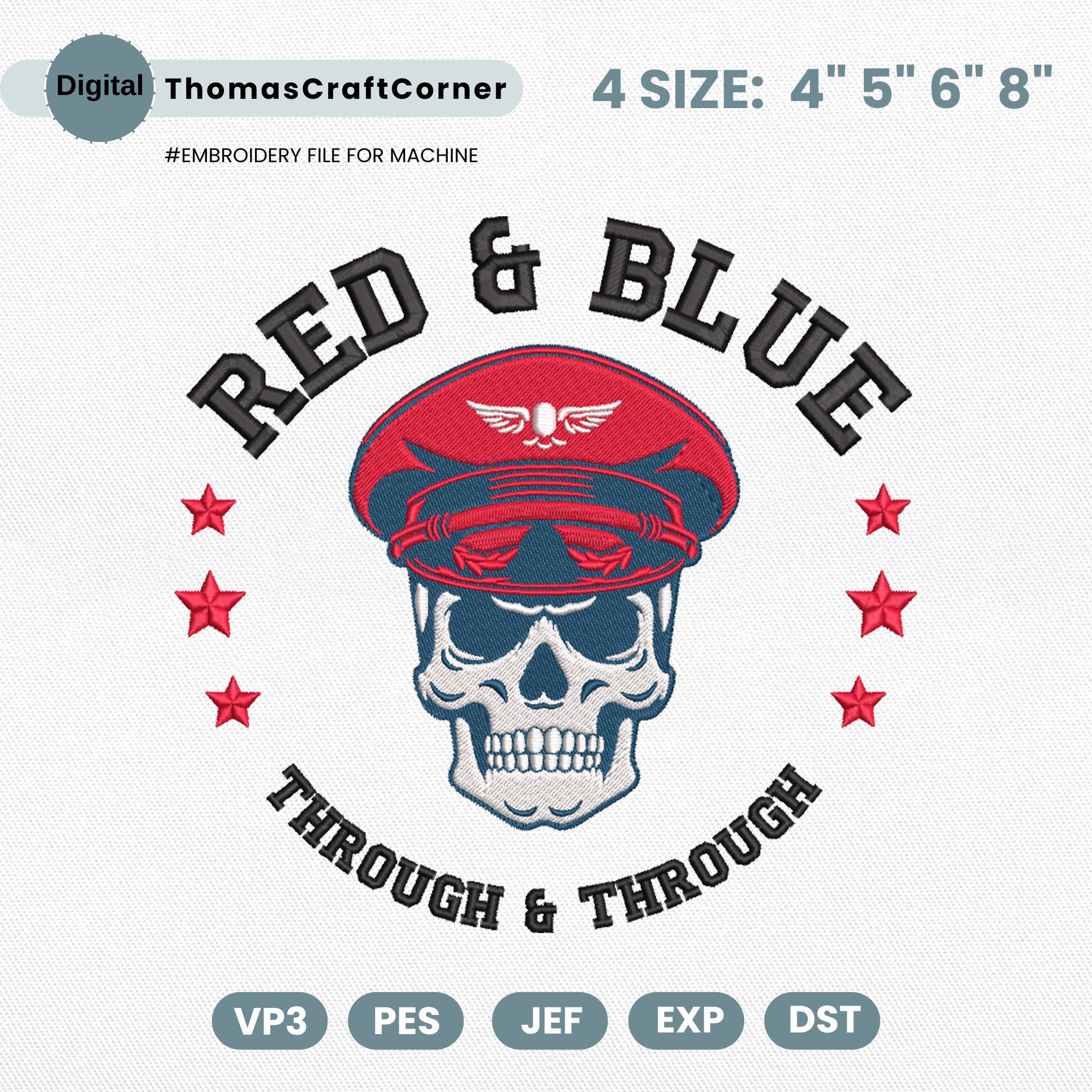 Cleveland Baseball Embroidery Design Skull Sports Machine