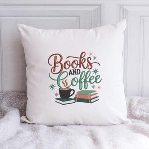 Bookaholic Coffee Embroidery Pattern Download PES DST JEF