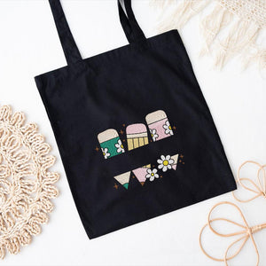 Teacher Pencil Daisy Embroidery Design Pattern