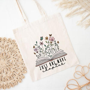 Just One More Chapter Embroidery Pattern Design