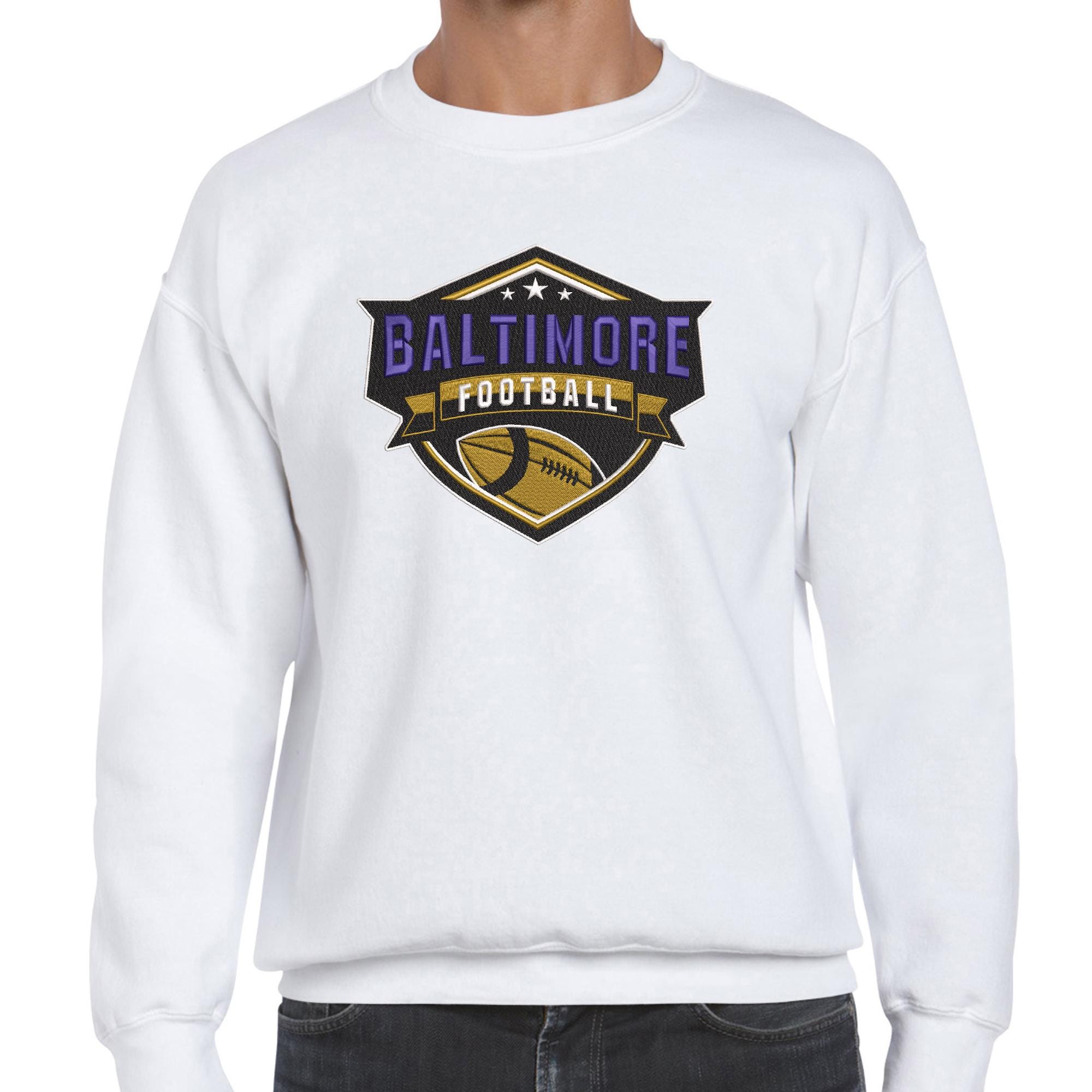 Baltimore Football Embroidery Design Machine File Download