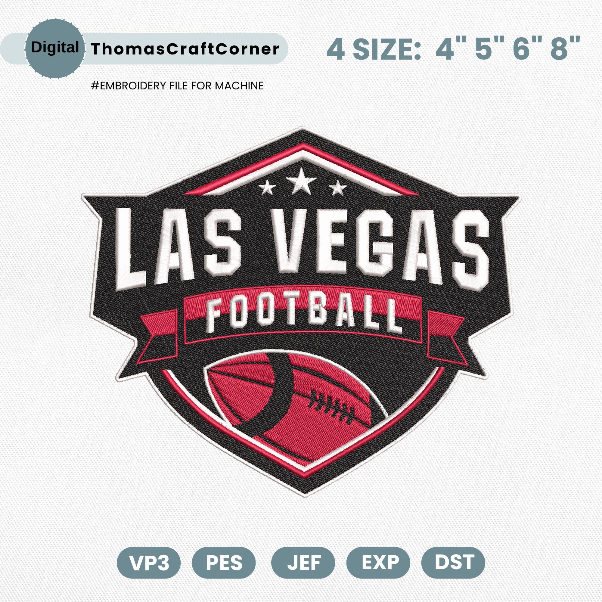 Las Vegas Football Embroidery Design Machine File Download