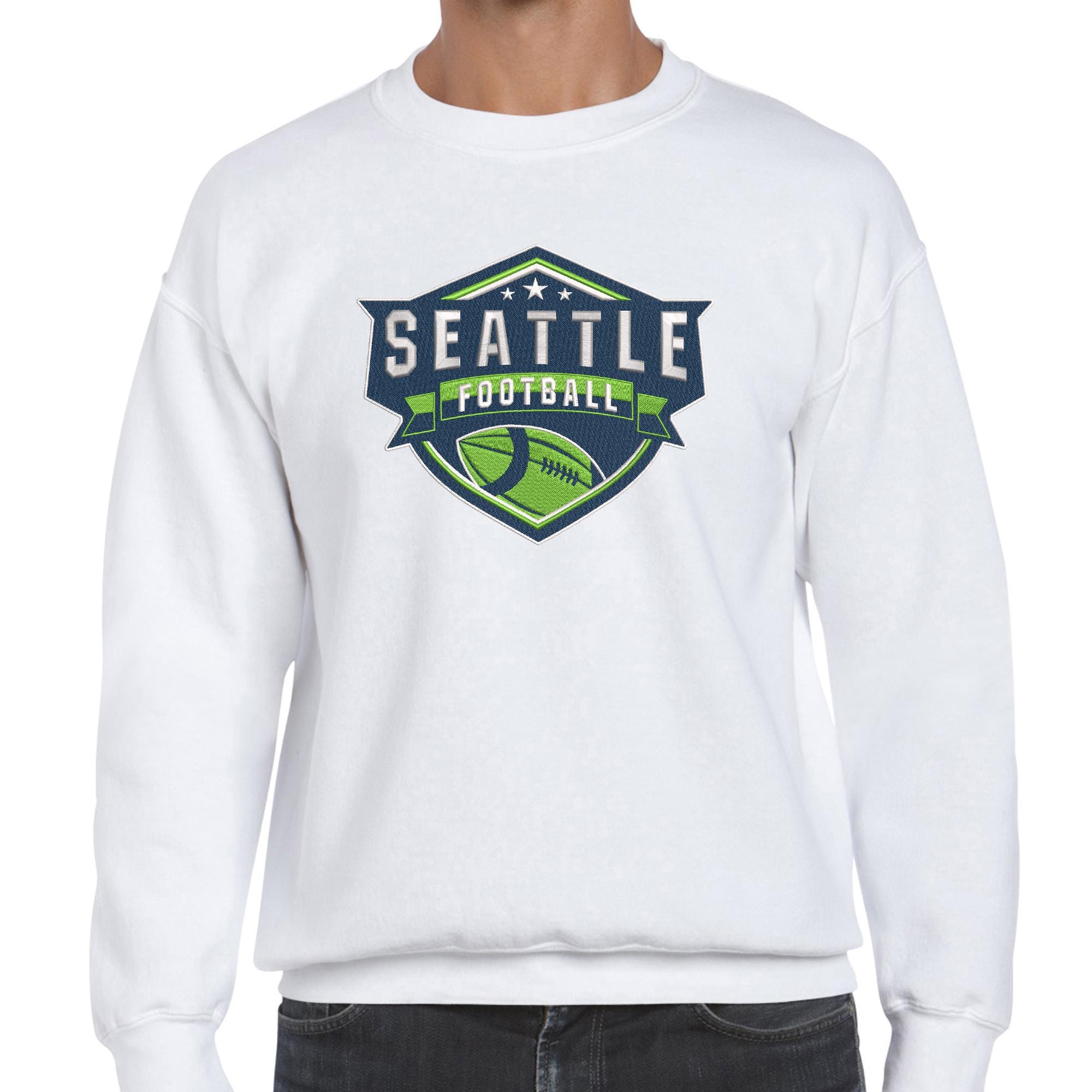 Seattle Football Embroidery Design Logo Machine File