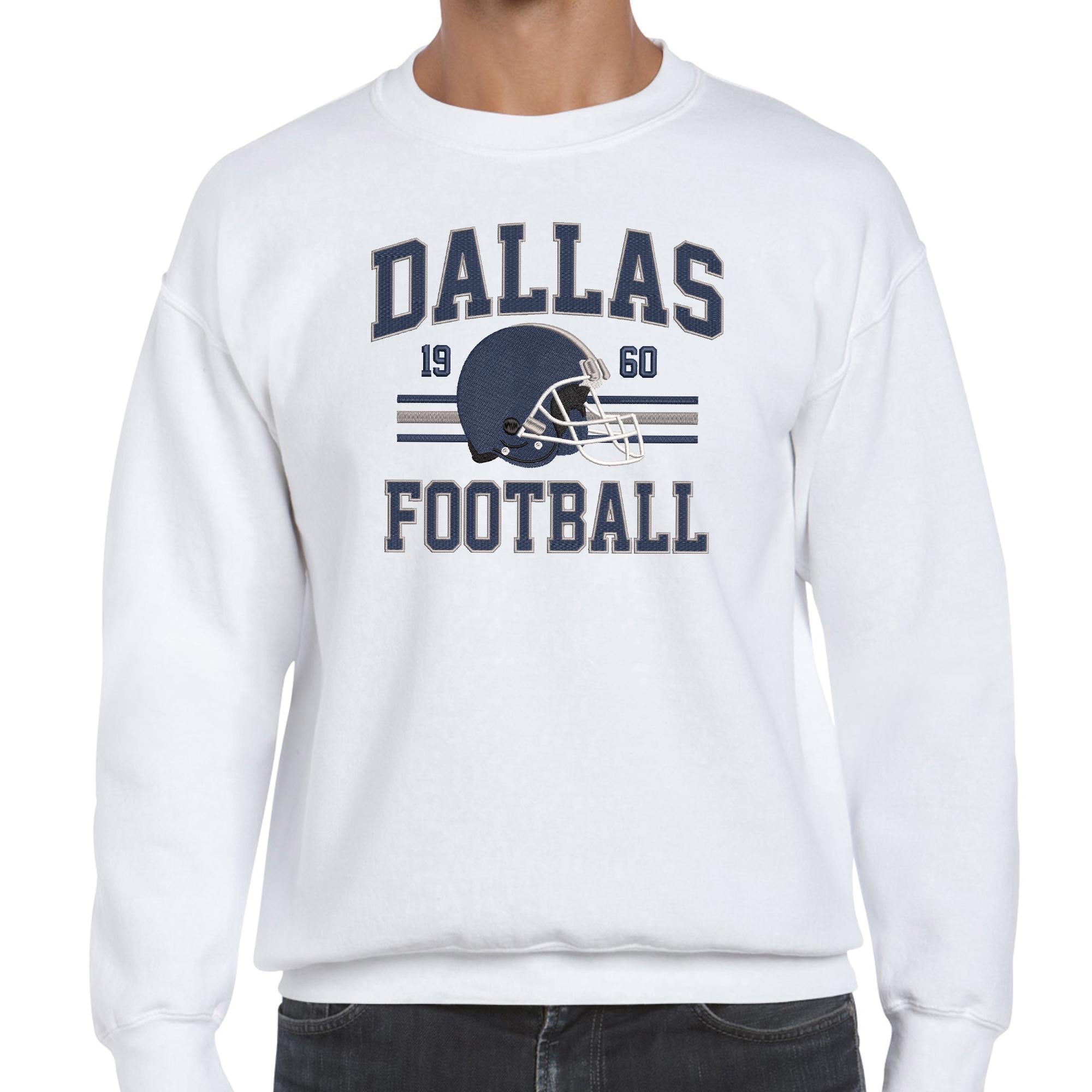 Dallas Football Embroidery Design Helmet Sports Logo
