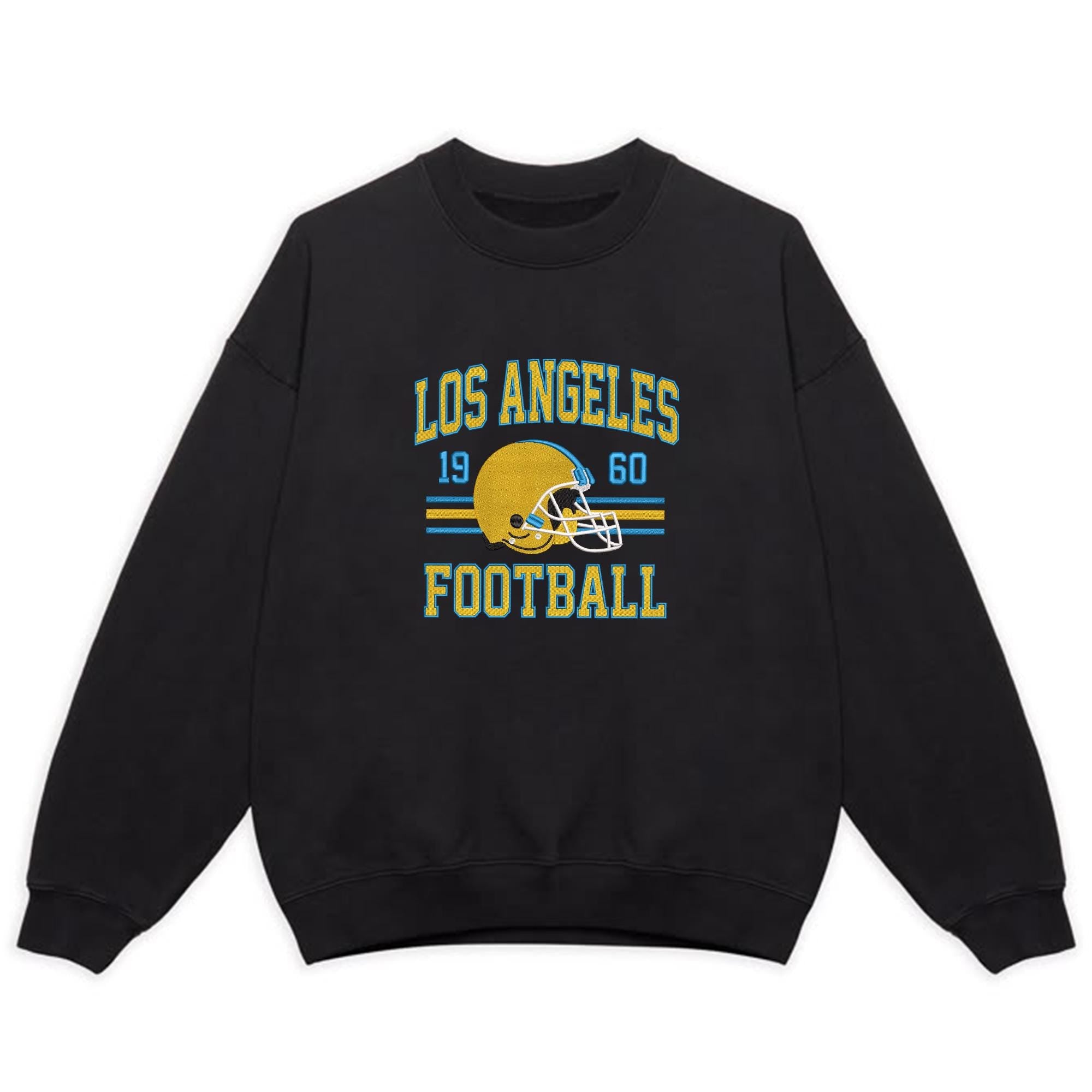 Los Angeles Football Embroidery Design Helmet Sports Logo
