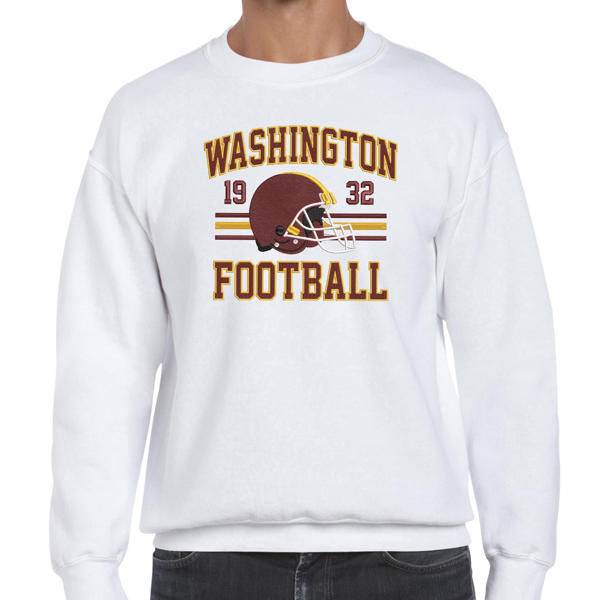 Washington Football Embroidery Design Helmet Sports Logo