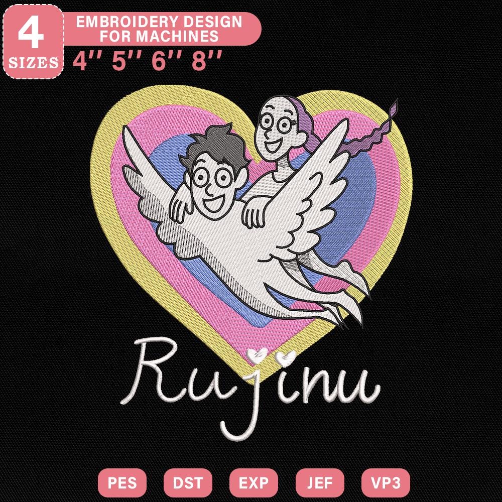 Angel Warrior Girl Embroidery Pattern Design