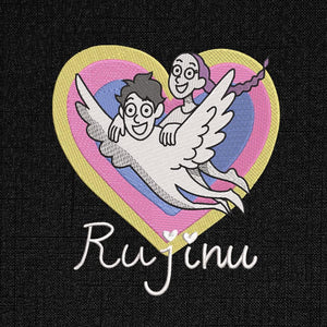 Angel Warrior Girl Embroidery Pattern Design