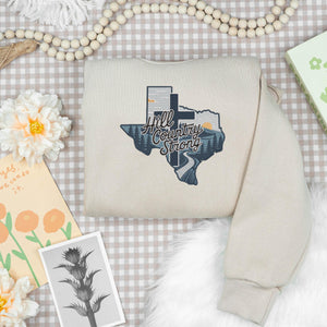 Texas Hill Country Embroidery Design Christian Flood Relief
