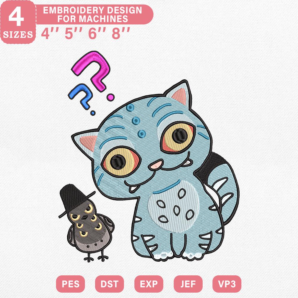 Demon Hunter Tiger Embroidery Design Files