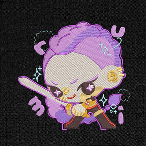 Kpop Chibi Demon Hunter Embroidery Pattern