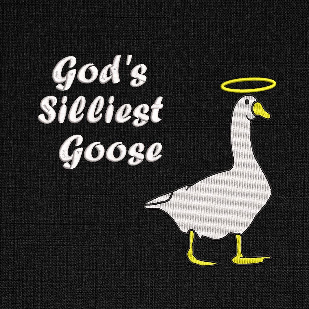 Funny Goose Embroidery Design PES DST JEF EXP VP3 - ThredViora