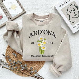 Arizona Saguaro Blossom Embroidery Design File