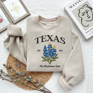 Texas Bluebonnet Embroidery Design Machine File