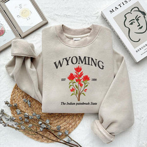 Wyoming Flower Indian Paintbrush Embroidery Design