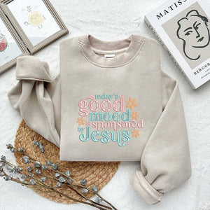 Christian Embroidery Design - Jesus Mood PES DST JEF VP3 - ThredViora