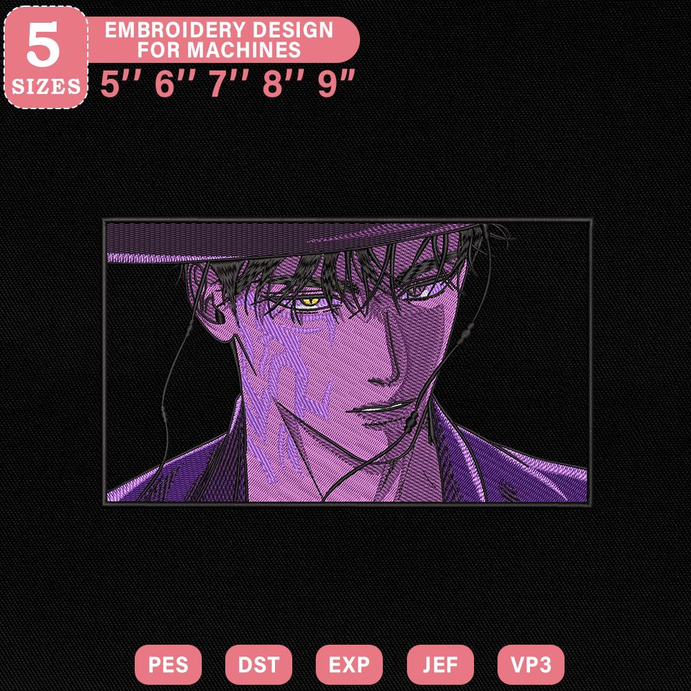 Kpop Demon Hunter Embroidery Pattern Design