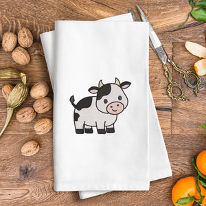 Dairy Cow Embroidery Design Farm Animal Kid