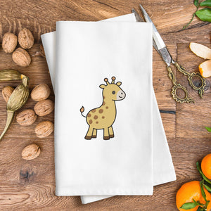 Giraffe Embroidery Design Safari Animal Zoo Kid