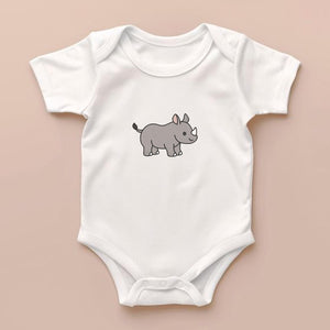 Rhino Embroidery Design Safari Animal Zoo Machine