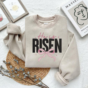 He Is Risen Easter Embroidery Design PES DST EXP JEF - ThredViora