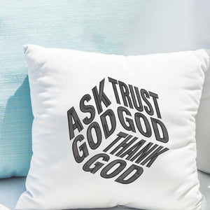 Christian Quote Embroidery Design PES DST EXP JEF Files - ThredViora