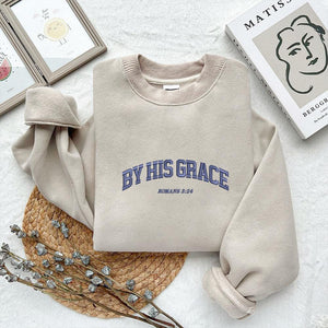By His Grace Embroidery Pattern PES DST JEF VP3 Files - ThredViora