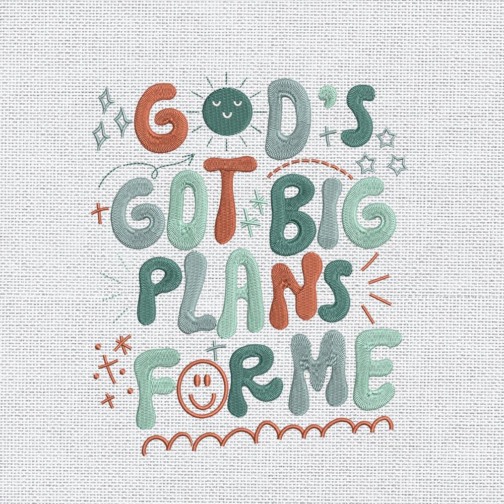 Faith Quote Embroidery Design - PES DST JEF VP3 Files - ThredViora