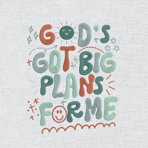 Faith Quote Embroidery Design - PES DST JEF VP3 Files - ThredViora