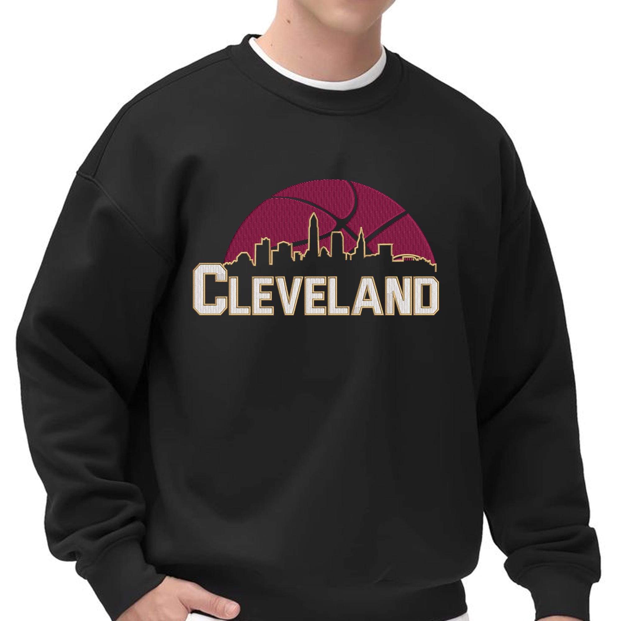 Cleveland Basketball Embroidery Design Team Machine File