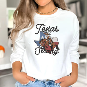 Texas Strong Embroidery Design Cowboy Rodeo Southern Pride