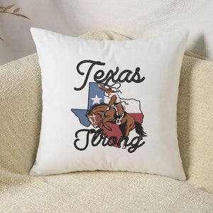 Texas Strong Embroidery Design Cowboy Rodeo Southern Pride