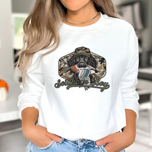 Duck Dog Embroidery Design Camo Hunting Retriever Mallard