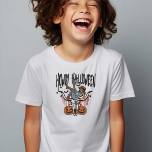 Halloween Embroidery Design Cowgirl Western Spooky Pumpkin