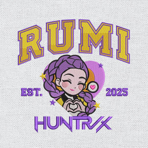 Anime Girl Rumi Embroidery Pattern Files