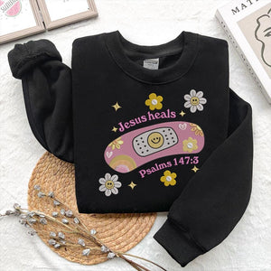 Jesus Heals Embroidery Pattern, Christian PES DST EXP Files - ThredViora