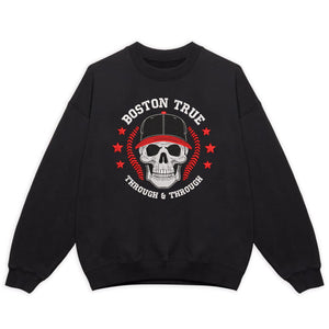 Boston Baseball Embroidery Design Skull Sports Machine