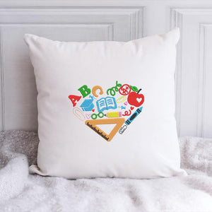 Teacher Heart Embroidery Pattern Instant Download