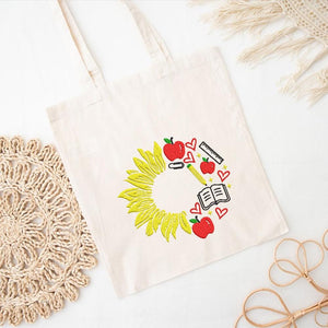 Sunflower Embroidery Design School PES DST JEF