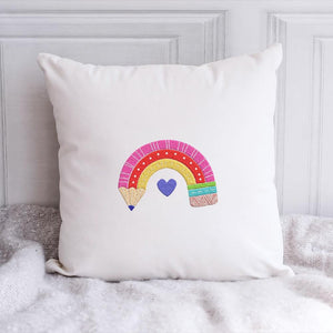 Rainbow Pencil Embroidery Design Instant Download