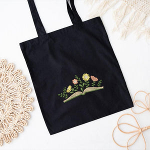 Floral Book Embroidery Pattern Instant Download