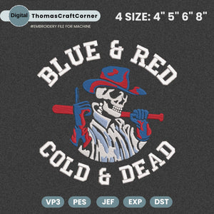 Texas Baseball Embroidery Design Skull Sports Machine