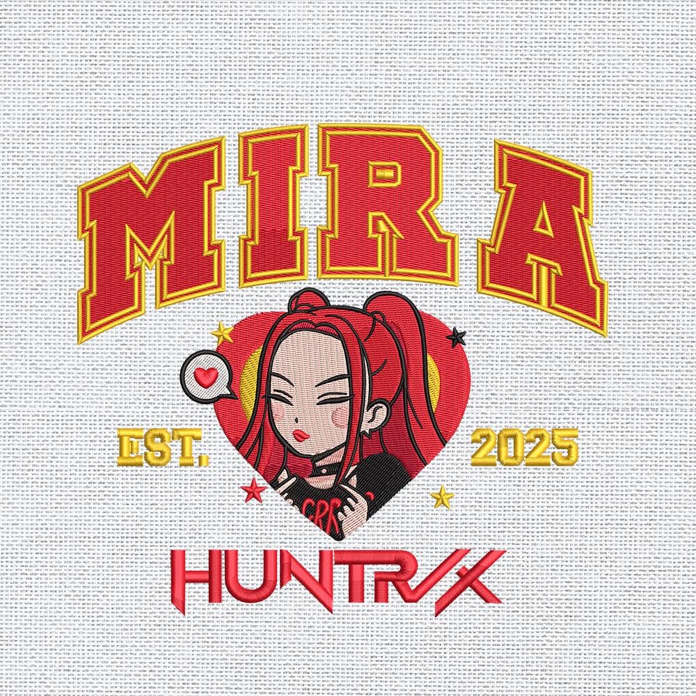 Heart Embroidery Design Character Pattern PES DST JEF