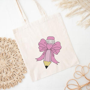 Pencil Bow Embroidery Design School File