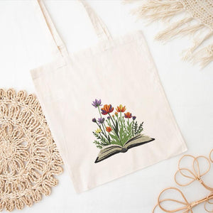 Floral Book Embroidery Design Pattern