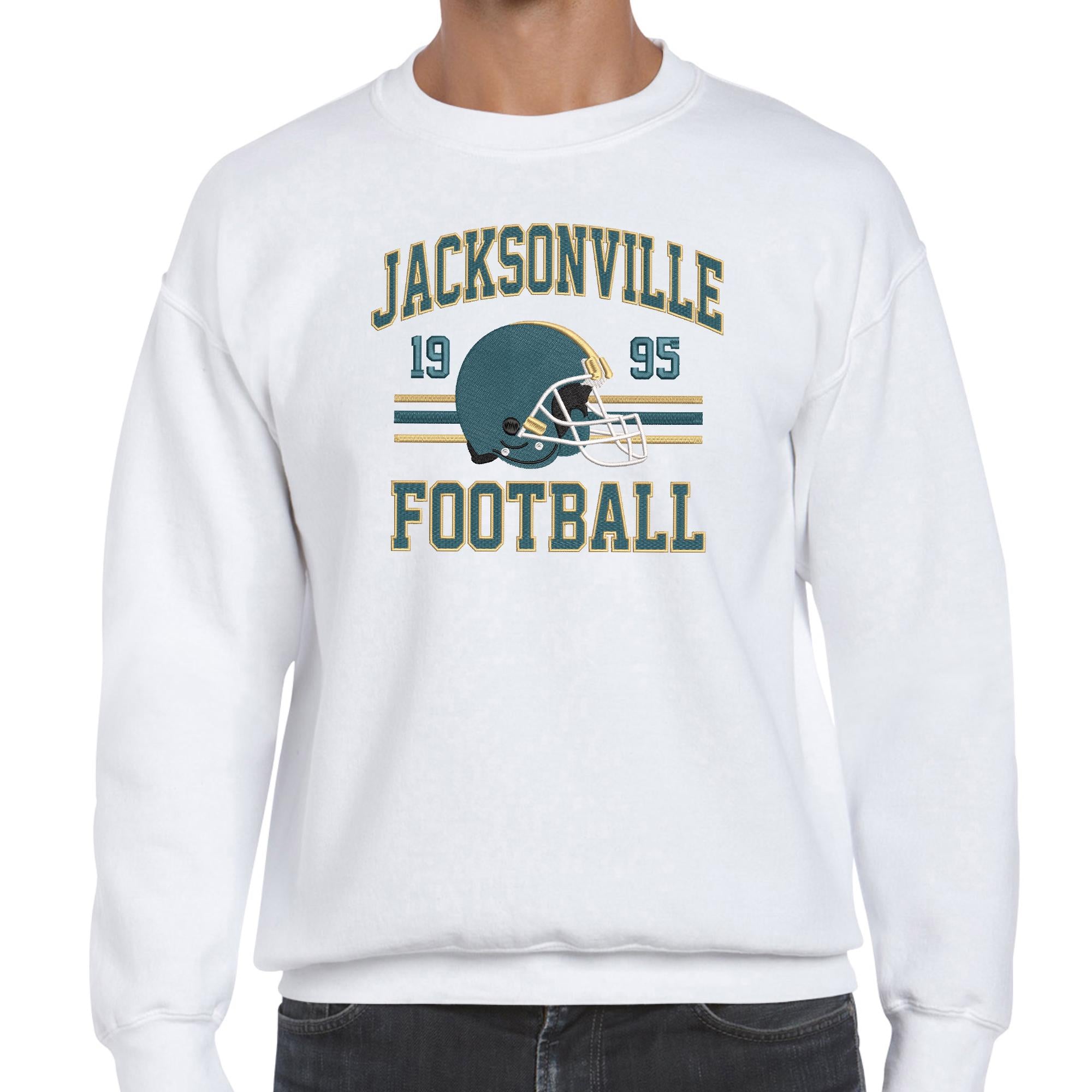 Jacksonville Football Embroidery Design Helmet Sports Logo