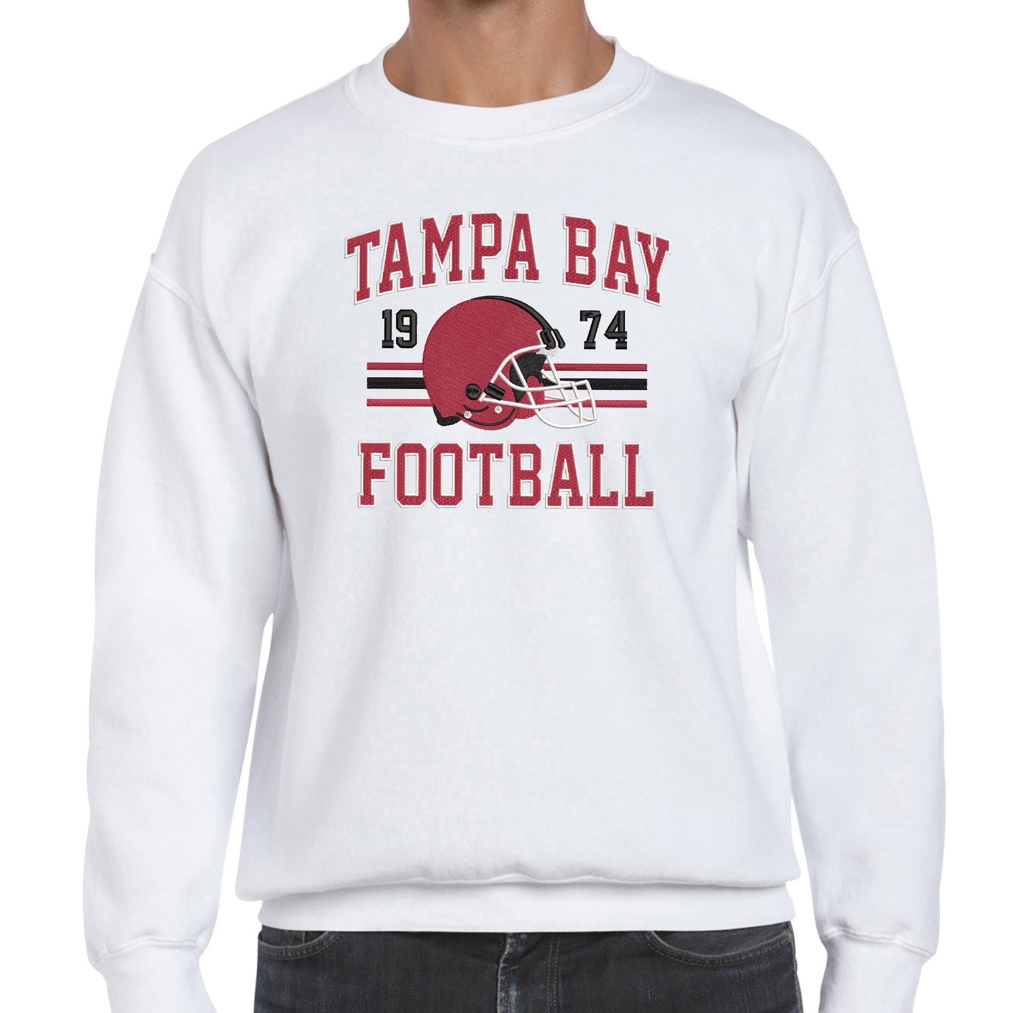 Tampa Bay Football Embroidery Design Logo Machine