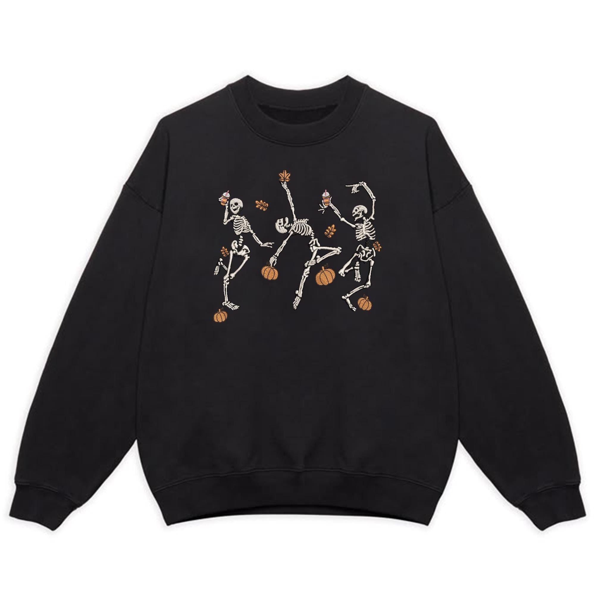 Halloween Skeleton Embroidery Design Spooky Season File