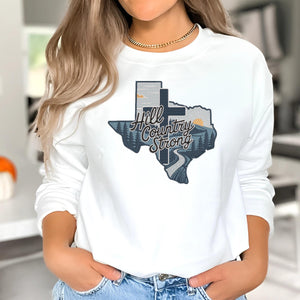 Texas Hill Country Embroidery Design Christian Flood Relief