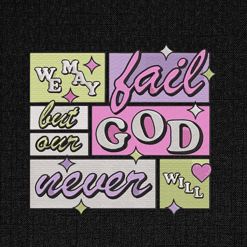 Faith Embroidery Design - PES DST EXP JEF VP3 Files - ThredViora